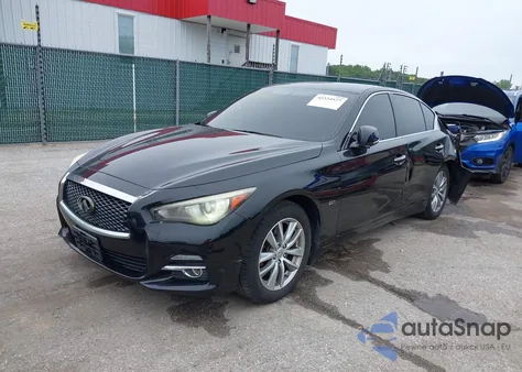 2016 Infiniti Q50 2.0T Premium из США, поврежденный, VIN JN1CV7AR9GM250881